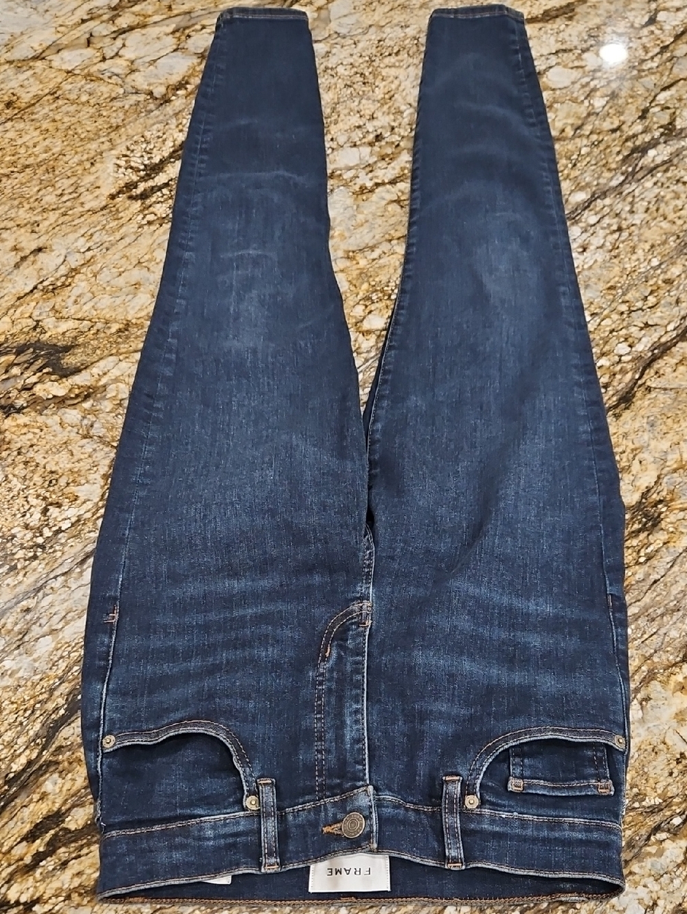 Frame Women's Denim Dark Indigo Jean. Size 27,Inseam 28" Rise 9"